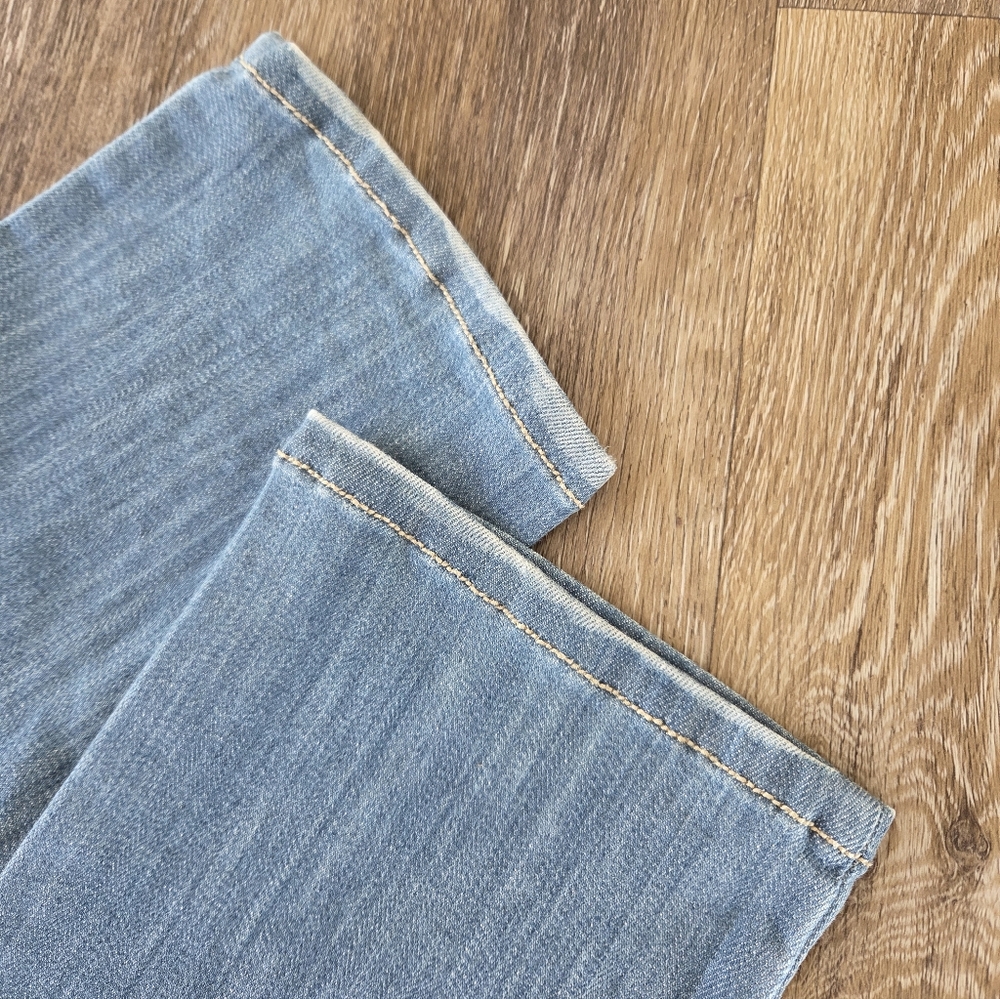 Frankie B. Limited Edition Blue Heart Pockets Low Rise Denim Jeans Y2K HTF 90's - Picture 15 of 16